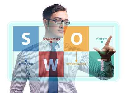 SWOT technique concept for businessの写真素材