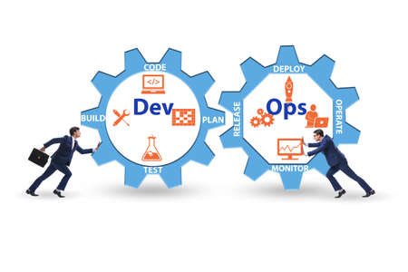 DevOps software development IT concept