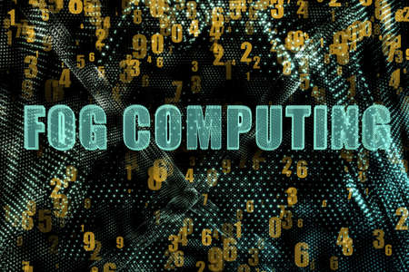 The concept of it fog computingの写真素材