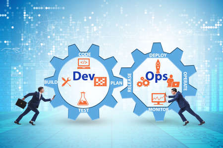 The devops software development it concept