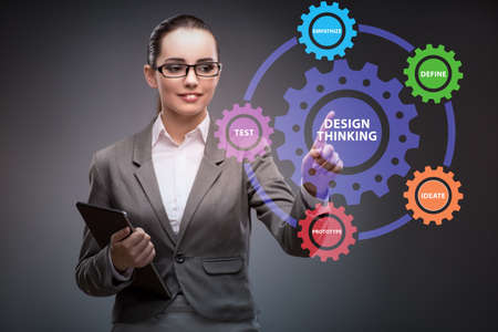 Design thinking concept in software developmentの写真素材