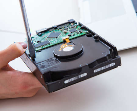 The hard drive repair and data recovery with restoration