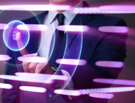 The biometric identification concept with fingerprints