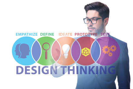 Design thinking concept in software developmentの写真素材