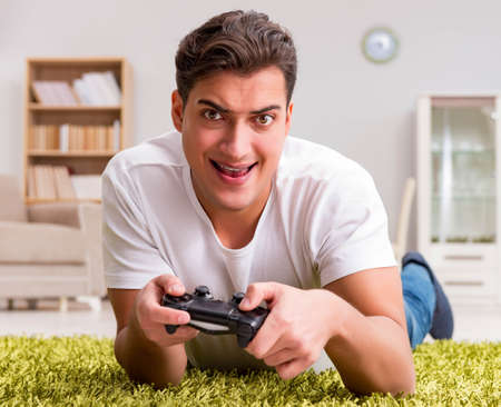 Man addicted to computer games