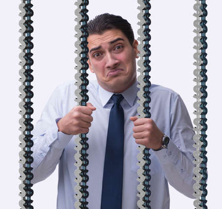 Man trapped in prison with dollars