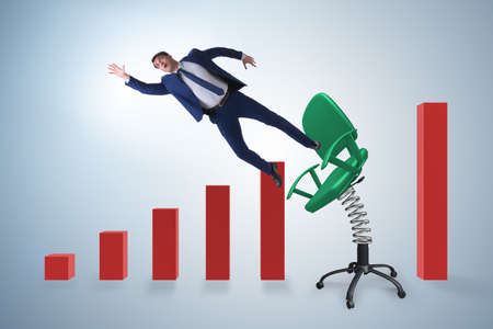 Dismissal and redundancy concept with the businessmanの写真素材