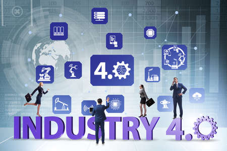 The modern industry 4.0 technical automation concept