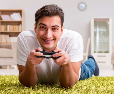 Man addicted to computer games