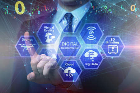 Digital transformation and digitalization technology concept