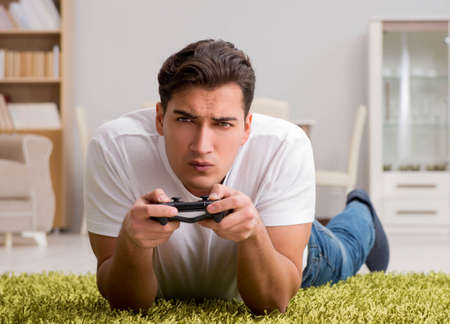 Man addicted to computer games