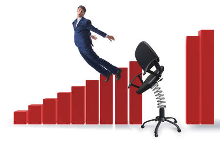 Dismissal and redundancy concept with businessman
