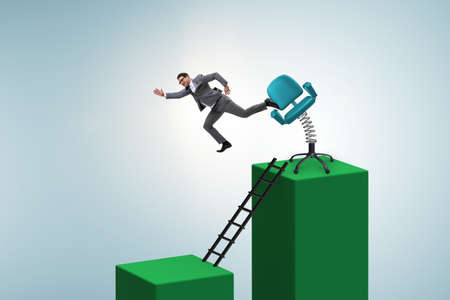 Dismissal and redundancy concept with the businessmanの写真素材