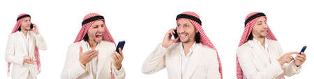 Arab man in diversity conceptの写真素材