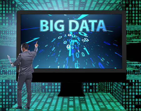 The big data concept with data mining analyst