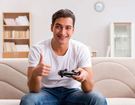Man addicted to computer games