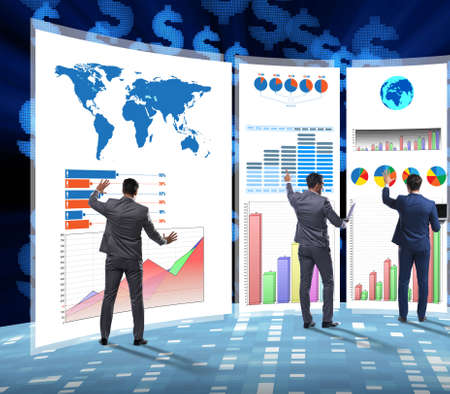 The concept of business charts and finance visualisation