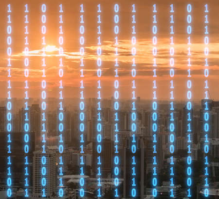 Concept of modern digital city and innovation