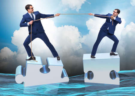 Business concept of teamwork and competitionの写真素材