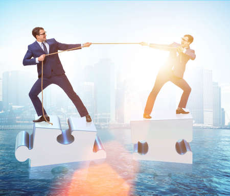 Business concept of teamwork and competitionの写真素材