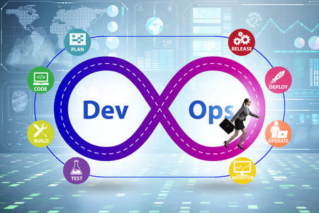 DevOps software development IT concept