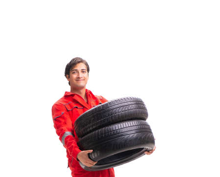 タイヤ交換の写真 イラスト素材一覧 7 8件 ストックフォトのamanaimages Plus