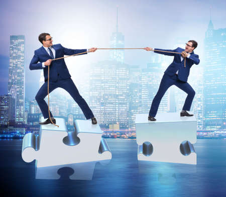 Business concept of teamwork and competitionの写真素材