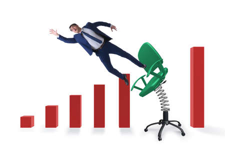 Dismissal and redundancy concept with the businessman