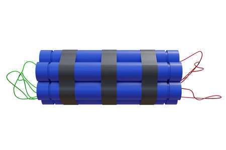 Dynamite sticks with dangerous explosives - 3d renderingの写真素材