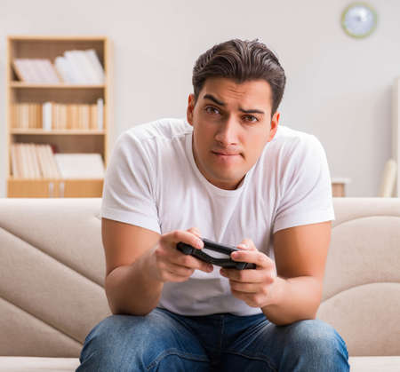 Man addicted to computer games