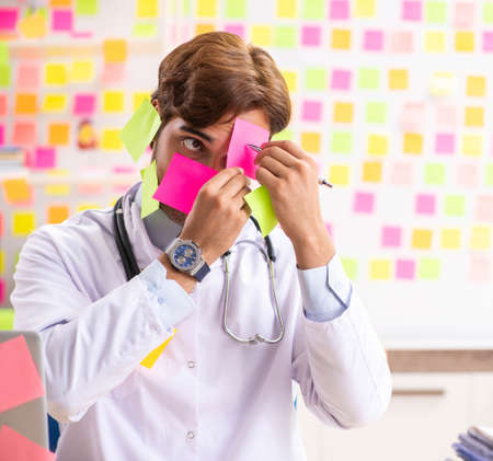 The male doctor with many conflicting prioritites