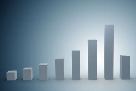 Concept of economic crisis - 3d rendering