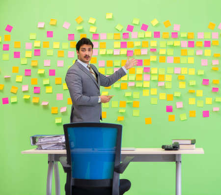 Businessman with many conflicting priorities