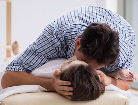 Man mourning his dead wife