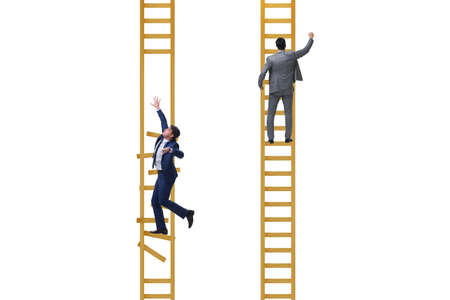 Career competition in the business environmentの写真素材