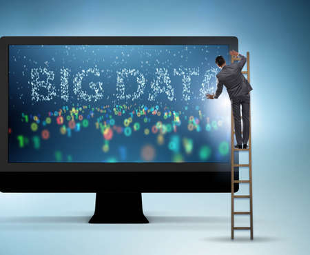 The big data concept with data mining analyst