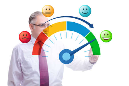 Concept of customer satisfaction with meter