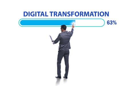 Digital transformation and digitalization conceptの写真素材