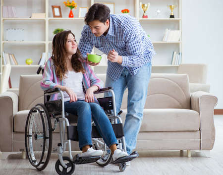 Young family taking care of each otherの写真素材
