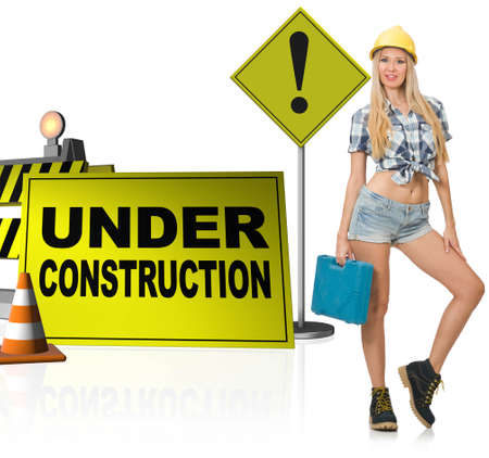 Concept of under construction for your webpageの写真素材