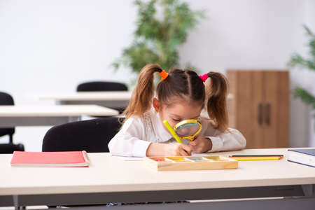 Small girl in early development conceptの写真素材