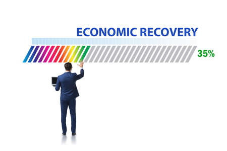 Economic recovery concept after the crisisの写真素材