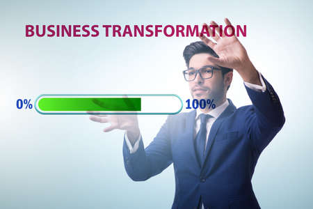 Concept of corporate business transformation