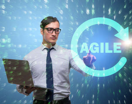 Concept of agile software developmentの写真素材