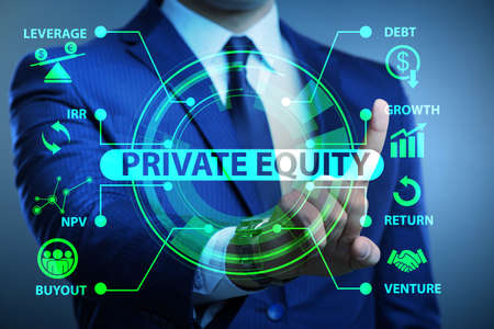 Private equity investment business conceptの写真素材