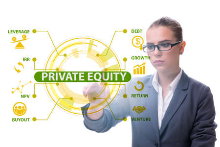 Private equity investment business conceptの写真素材