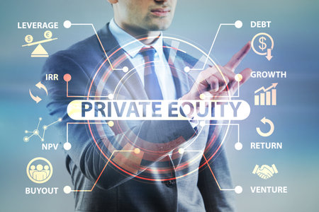 Private equity investment business conceptの写真素材