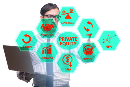 Private equity investment business conceptの写真素材