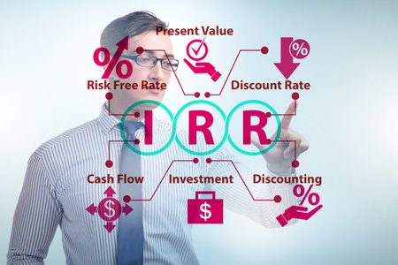 Concept of IRR - Internal Rate of Returnの写真素材