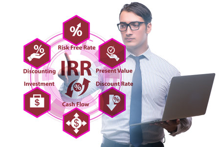 Concept of IRR - Internal Rate of Returnの写真素材